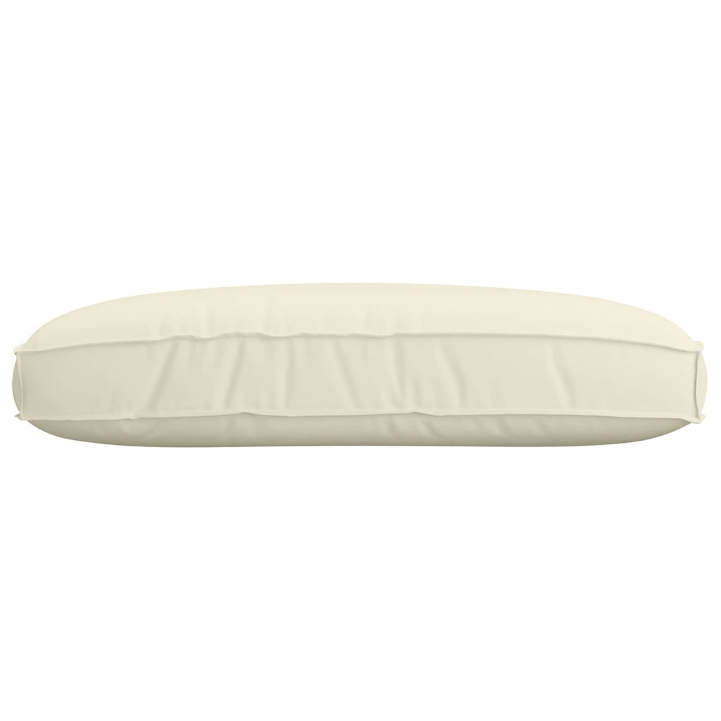 Vidaxl kussen crème 120 x 80 x 12 cm oxford stof