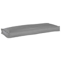 Vidaxl kussen grijs 110 x 40 x 8 cm oxford stof