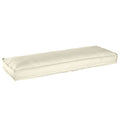 Vidaxl kussen crème 120 x 40 x 8 cm oxford stof