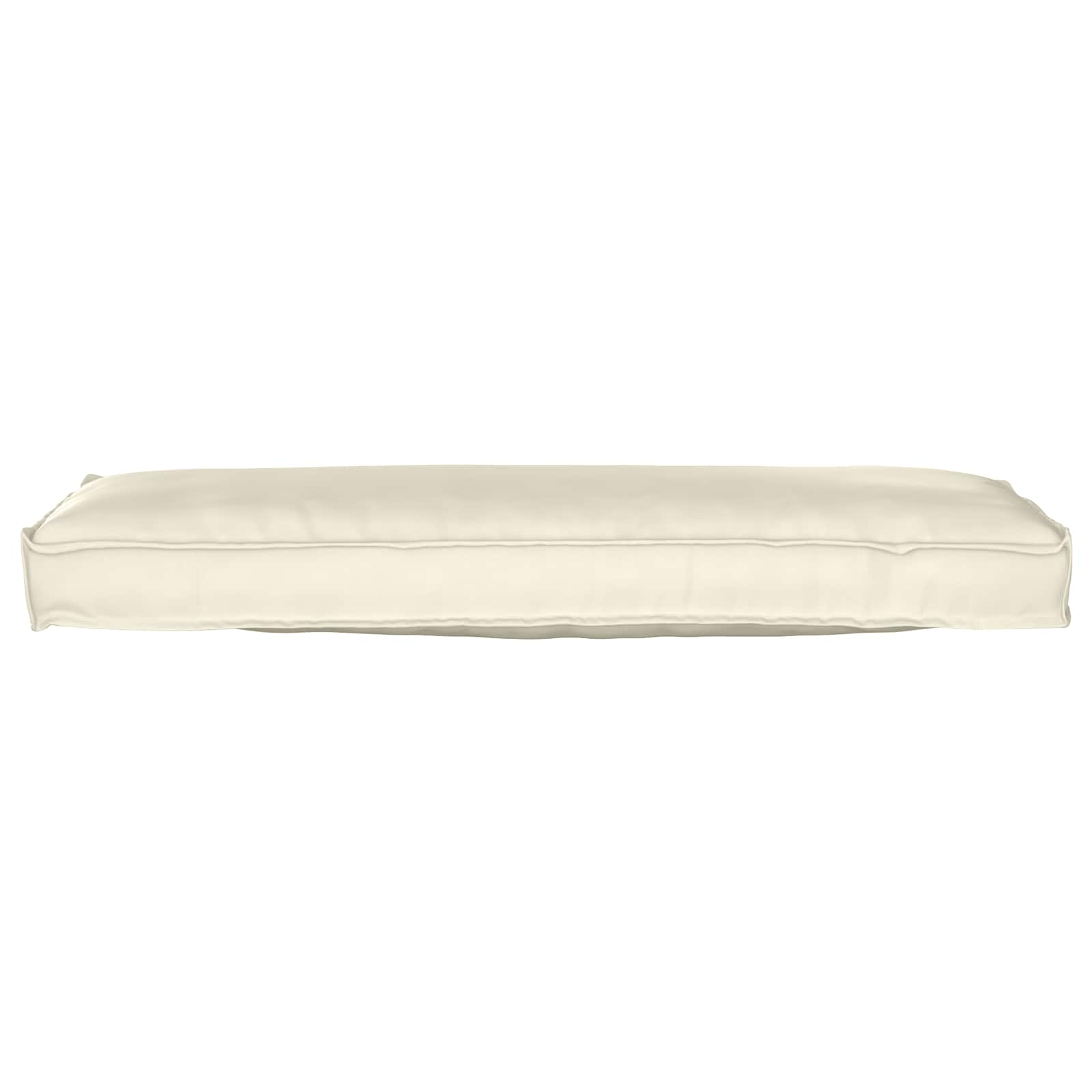 Vidaxl kussen crème 120 x 40 x 8 cm oxford stof