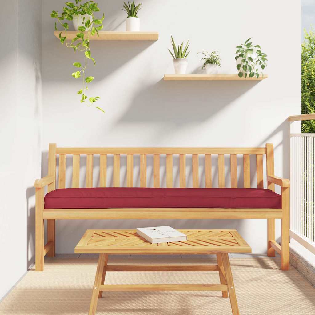 Vidaxl palet kussen oxford stof wijnrood 180 x 40 x 8 cm