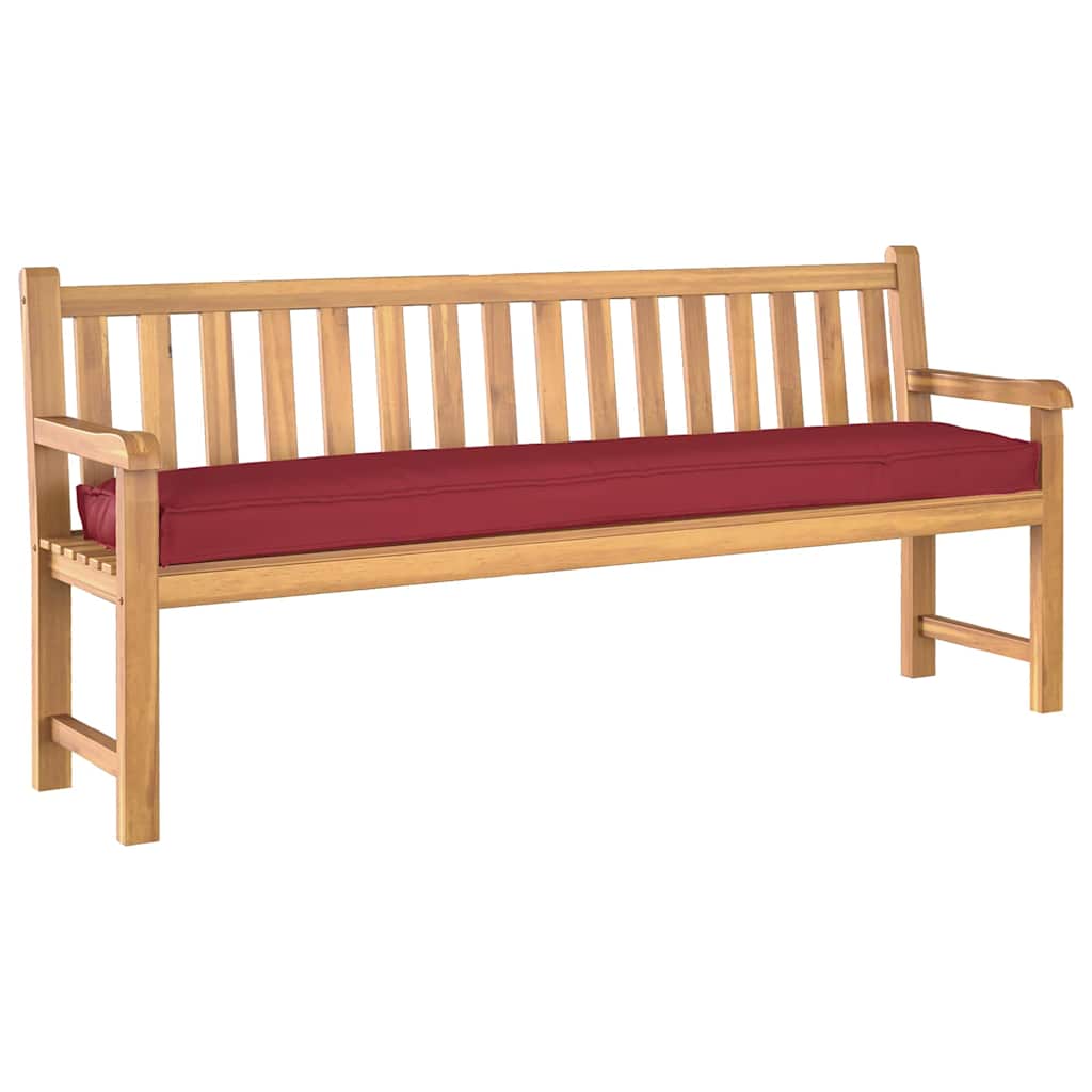 Vidaxl palet kussen oxford stof wijnrood 180 x 40 x 8 cm