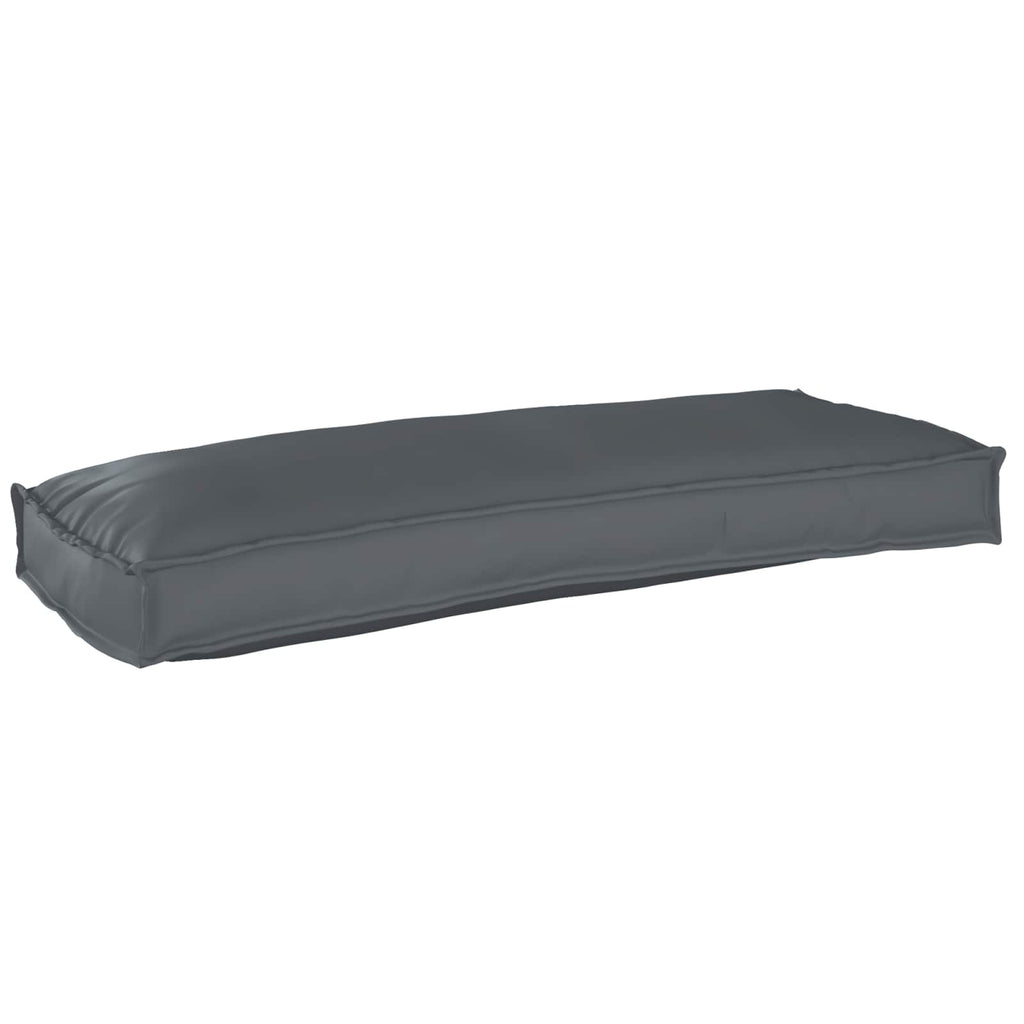 Vidaxl pallet kussen set 2 pcs antraciet 100 x 40 x 8 cm oxford stof