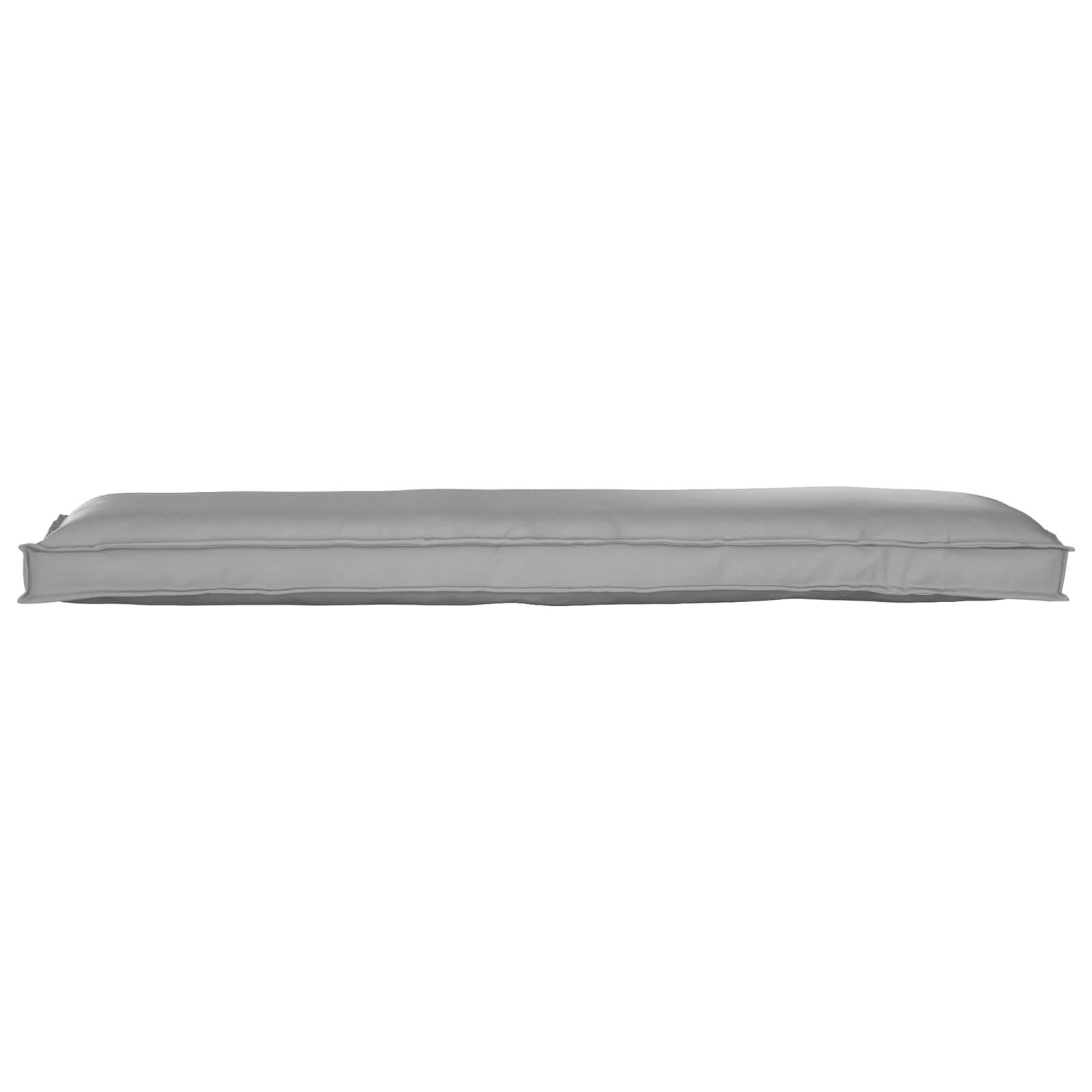 Vidaxl pallet kussen set 2 pcs grijs 150 x 40 x 8 cm oxford stof