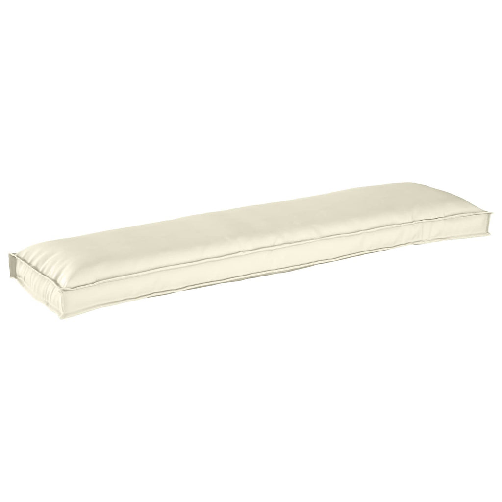 Vidaxl pallet kussen set 2 pcs crème 150 x 40 x 8 cm oxford stof