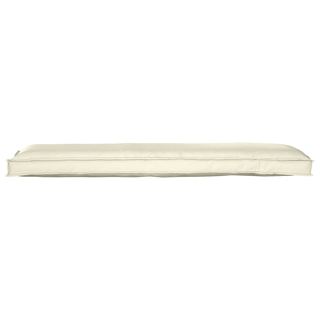 Vidaxl pallet kussen set 2 pcs crème 150 x 40 x 8 cm oxford stof