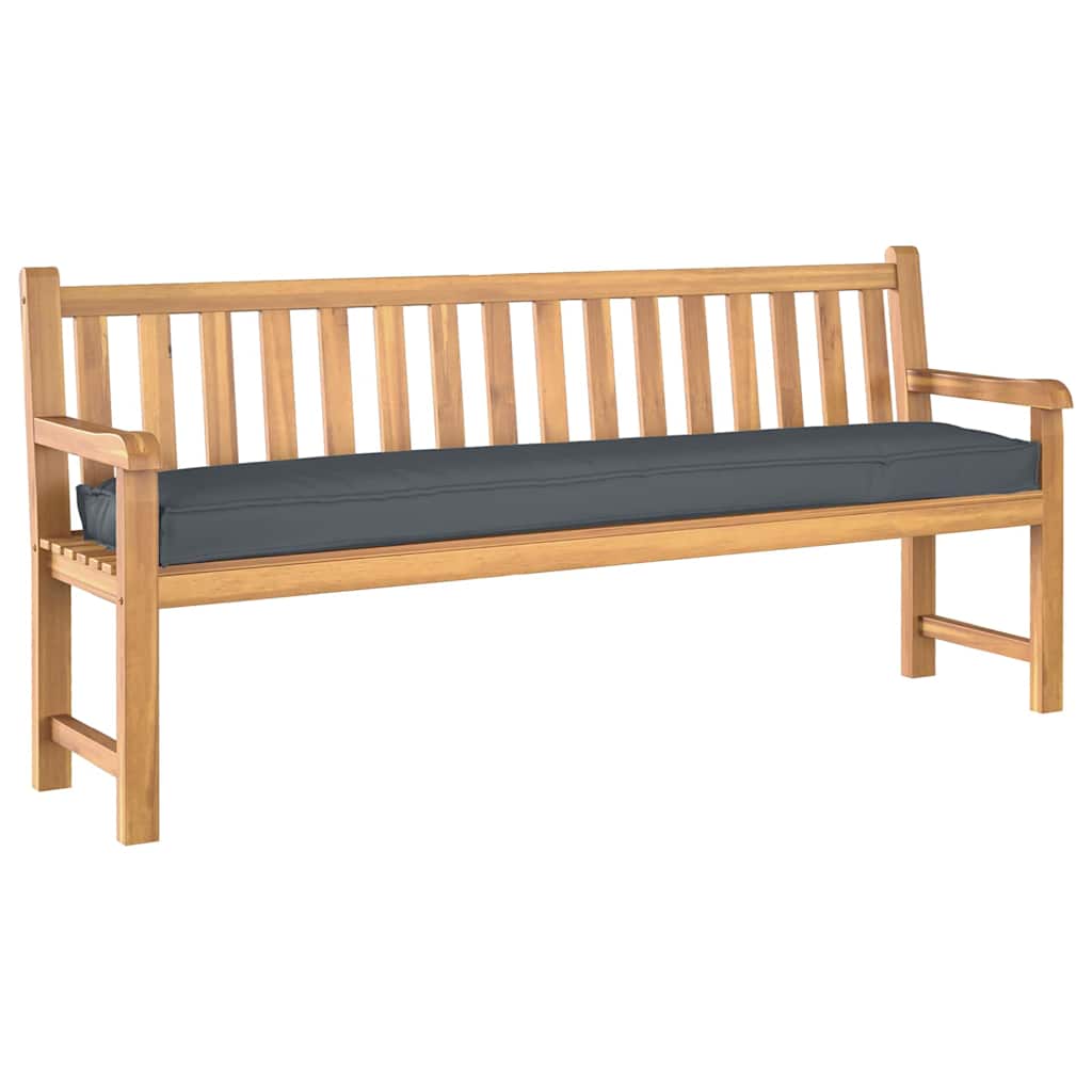 Vidaxl pallet kussen set 2 pcs antraciet 180 x 40 x 8 cm oxford stof