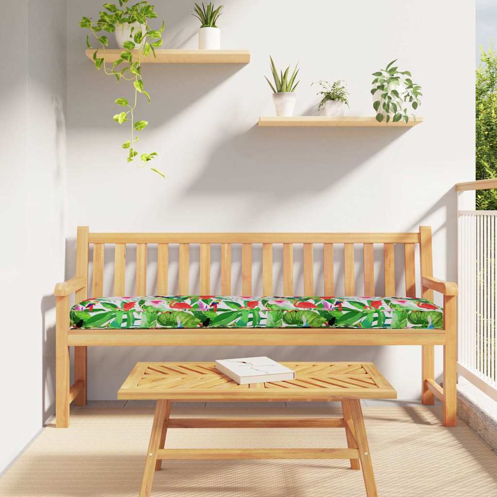 Vidaxl pallet kussen set 2 pcs tropische jungle 200 x 40 x 8 cm