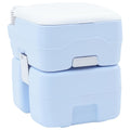 Vidaxl camping toilet lichtblauw en wit 41,5 x 36,5 x 42 cm polyetheen