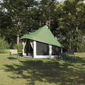 Vidaxl familie tipi tent tipi met dak groen 404 x 370 x 270 cm