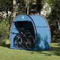 Vidaxl fietstent blauw 210 x 90 x 174 cm