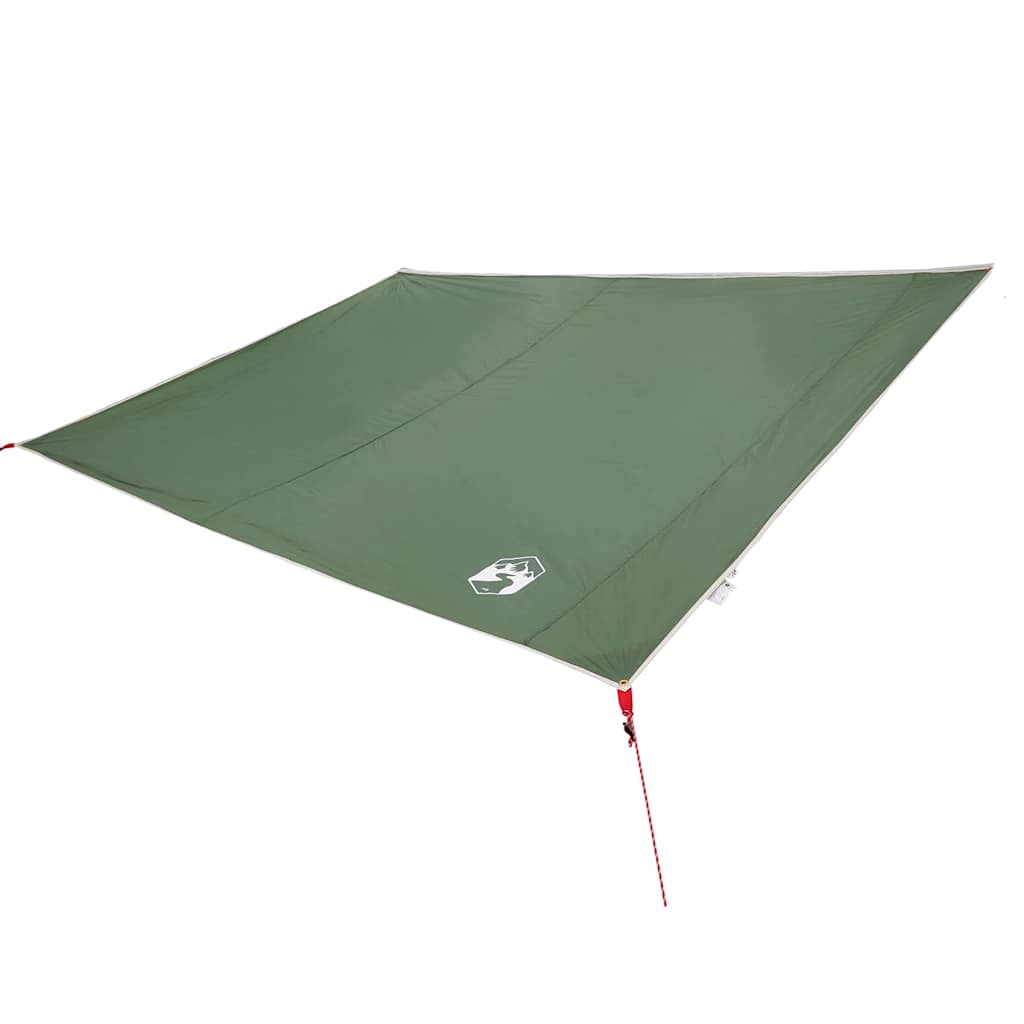 Vidaxl waterdicht zeil met dak groen