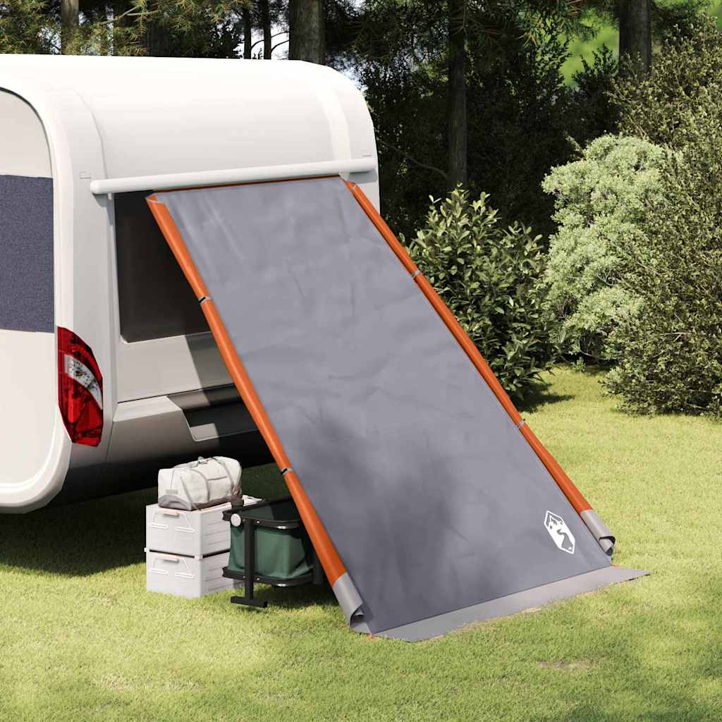 Vidaxl achterkleptent grijs en oranje 140 190 x 150 x 185 cm taft