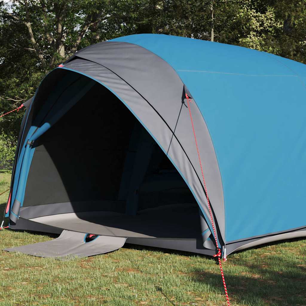 Vidaxl tunnel tent 6-persoons blauw taft waterdicht