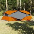 Vidaxl binnentent met dak grijs en oranje 520 x 520 x 190 cm taft