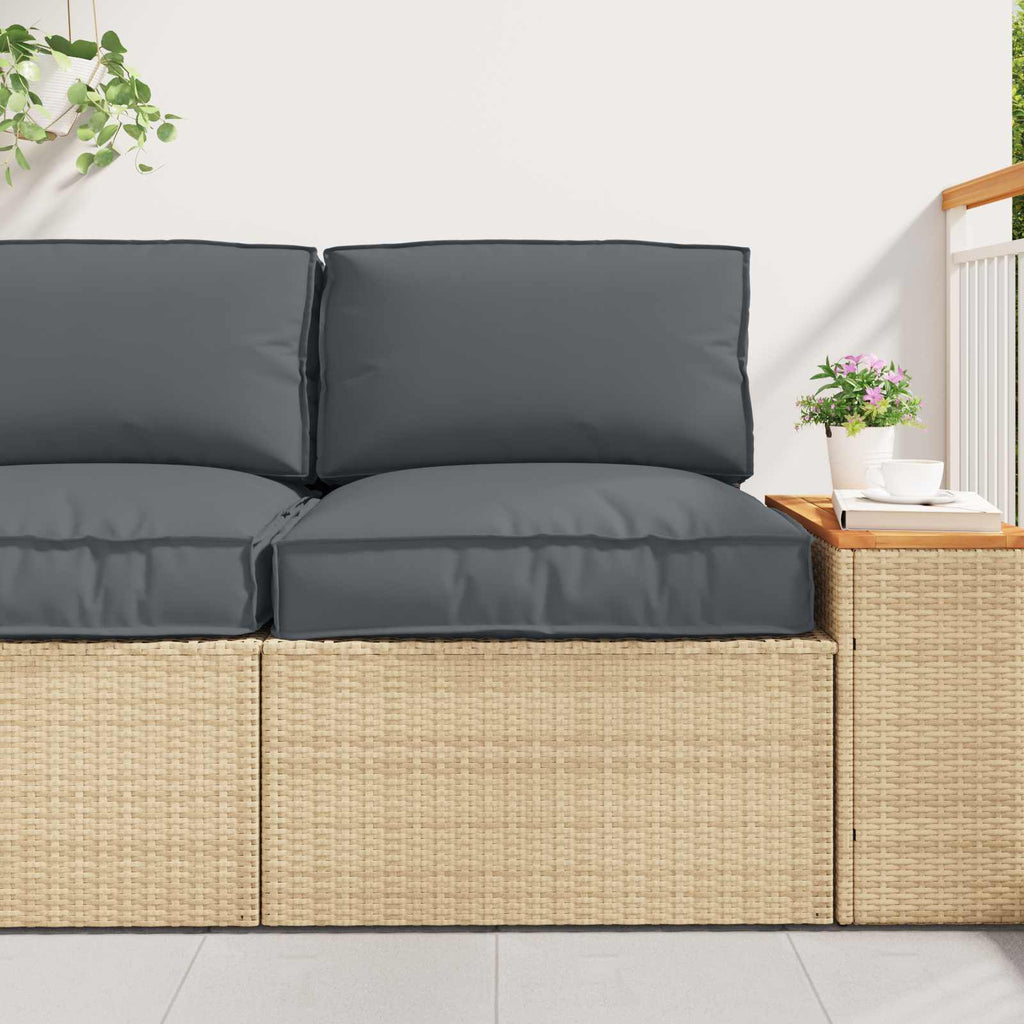 Vidaxl pallet kussen set 2 pcs antraciet oxford stof