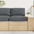 Vidaxl pallet kussen set 2 pcs antraciet oxford stof