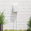 Vidaxl bedieningskast grijs 47 x 20 x 60 cm abs kunststof