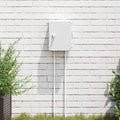 Vidaxl bedieningskast grijs 47 x 20 x 60 cm abs kunststof