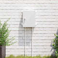 Vidaxl bedieningskast grijs 32 x 15 x 35 cm abs kunststof