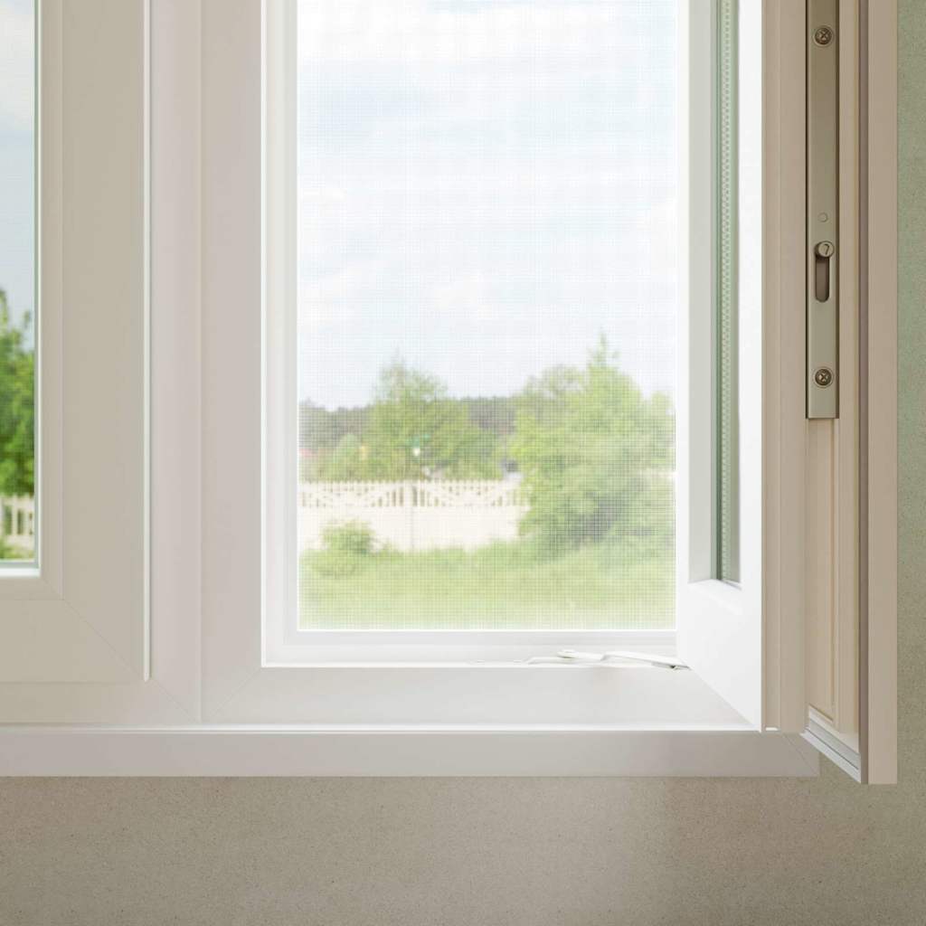Vidaxl horrengaas wit 60 x 2000 cm glasvezel
