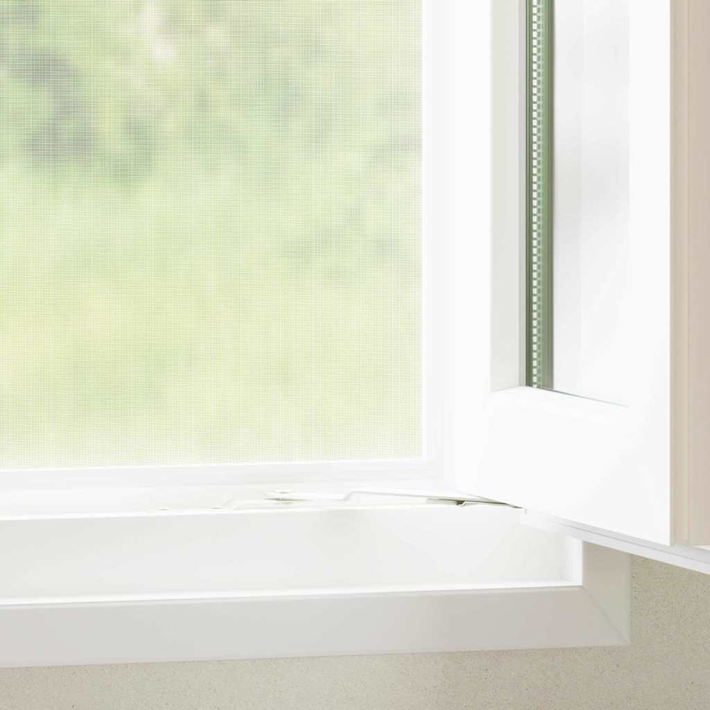 Vidaxl horrengaas wit 80 x 1000 cm glasvezel