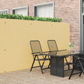 Vidaxl tuinhek dubbelzijdig geel 1,8x3 m pvc