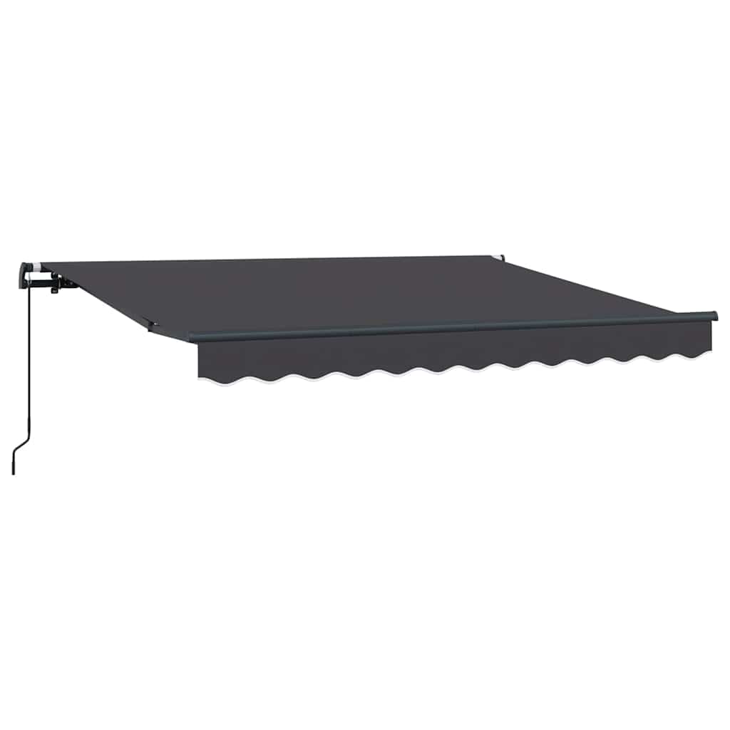 Vidaxl inklapbaar zonnescherm antraciet 300 x 200 cm stof