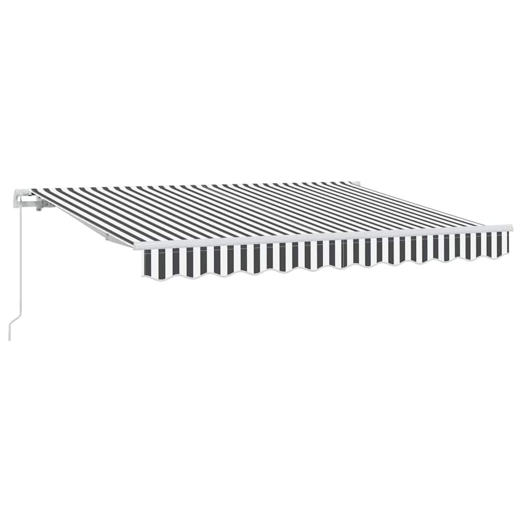 Vidaxl inklapbaar zonnescherm antraciet 350 x 200 cm stof
