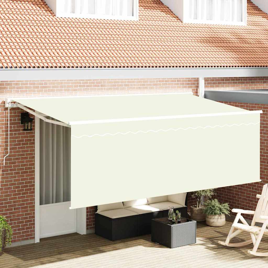 Vidaxl inklapbaar zonnescherm crème 400 x 200 cm