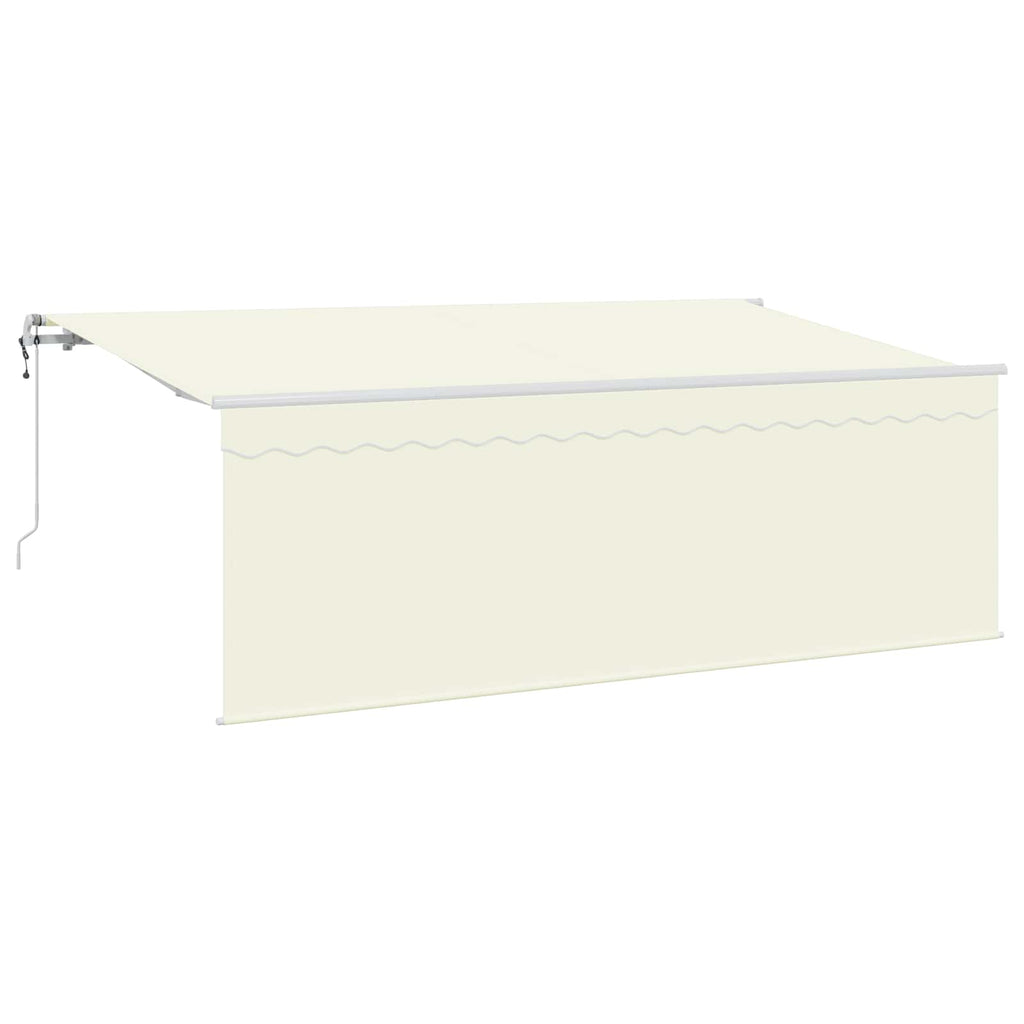 Vidaxl inklapbaar zonnescherm crème 400 x 200 cm