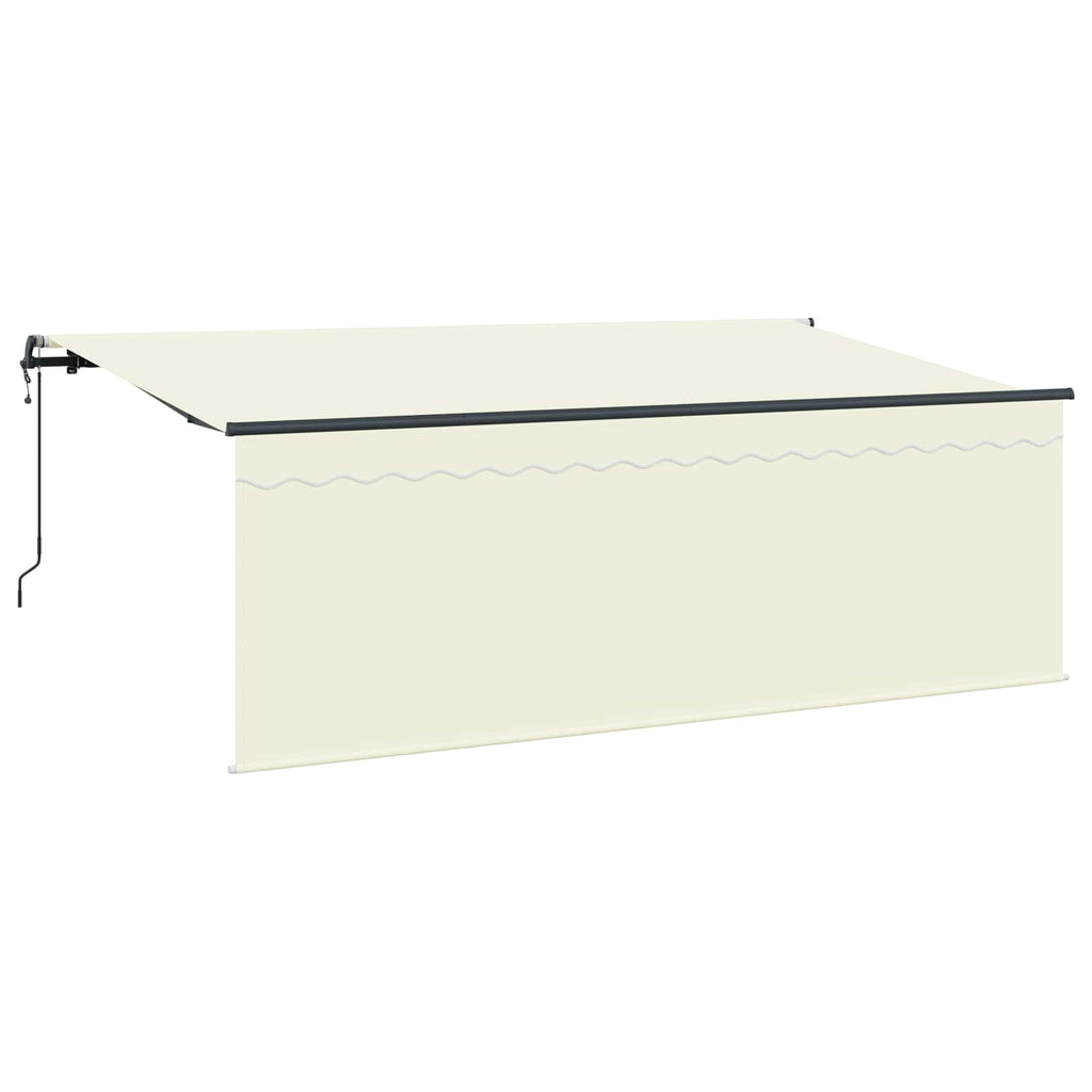 Vidaxl inklapbaar zonnescherm crème 400 x 200 cm