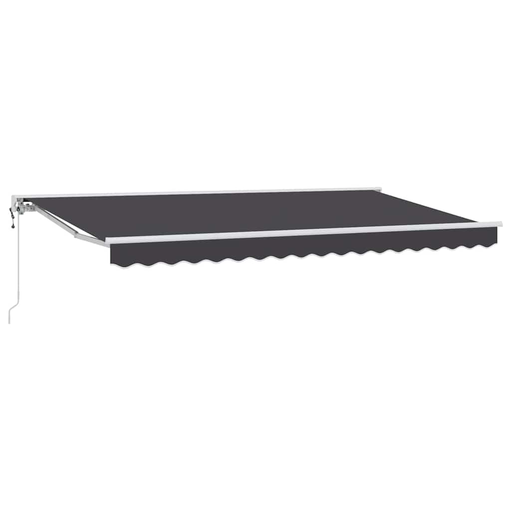 Vidaxl zijde frame antraciet 400 x 200 cm polyester met pu-coating