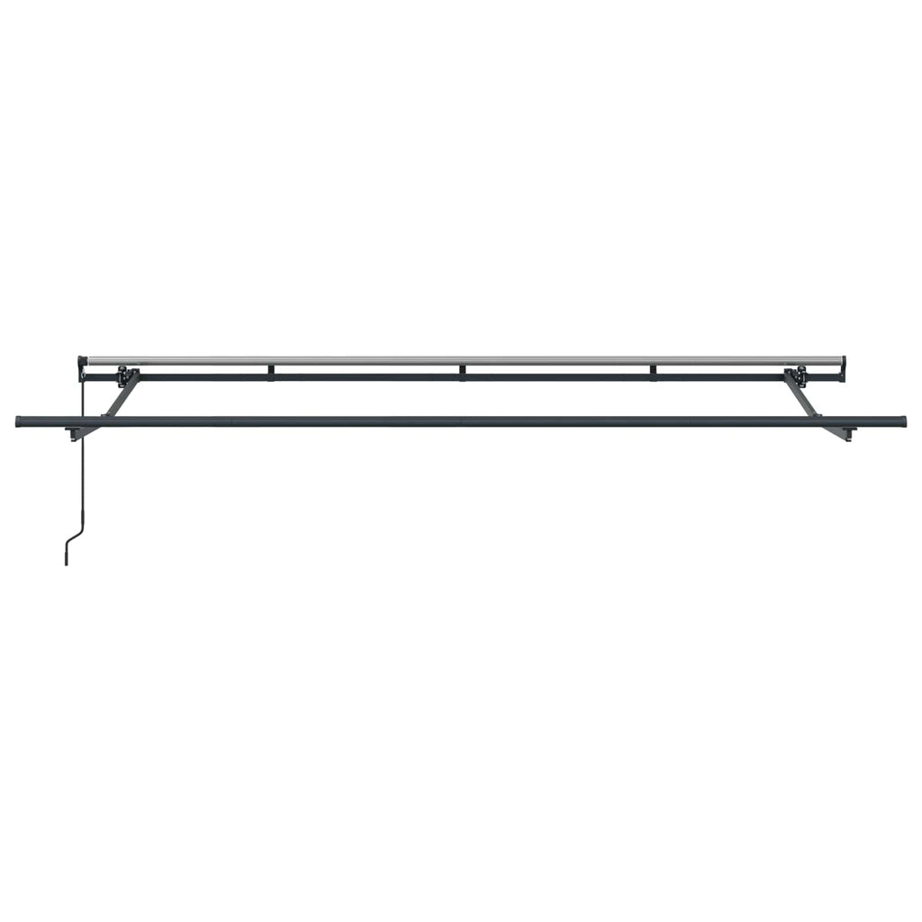 Vidaxl uitschuifbare luifel antraciet 400 x 200 cm