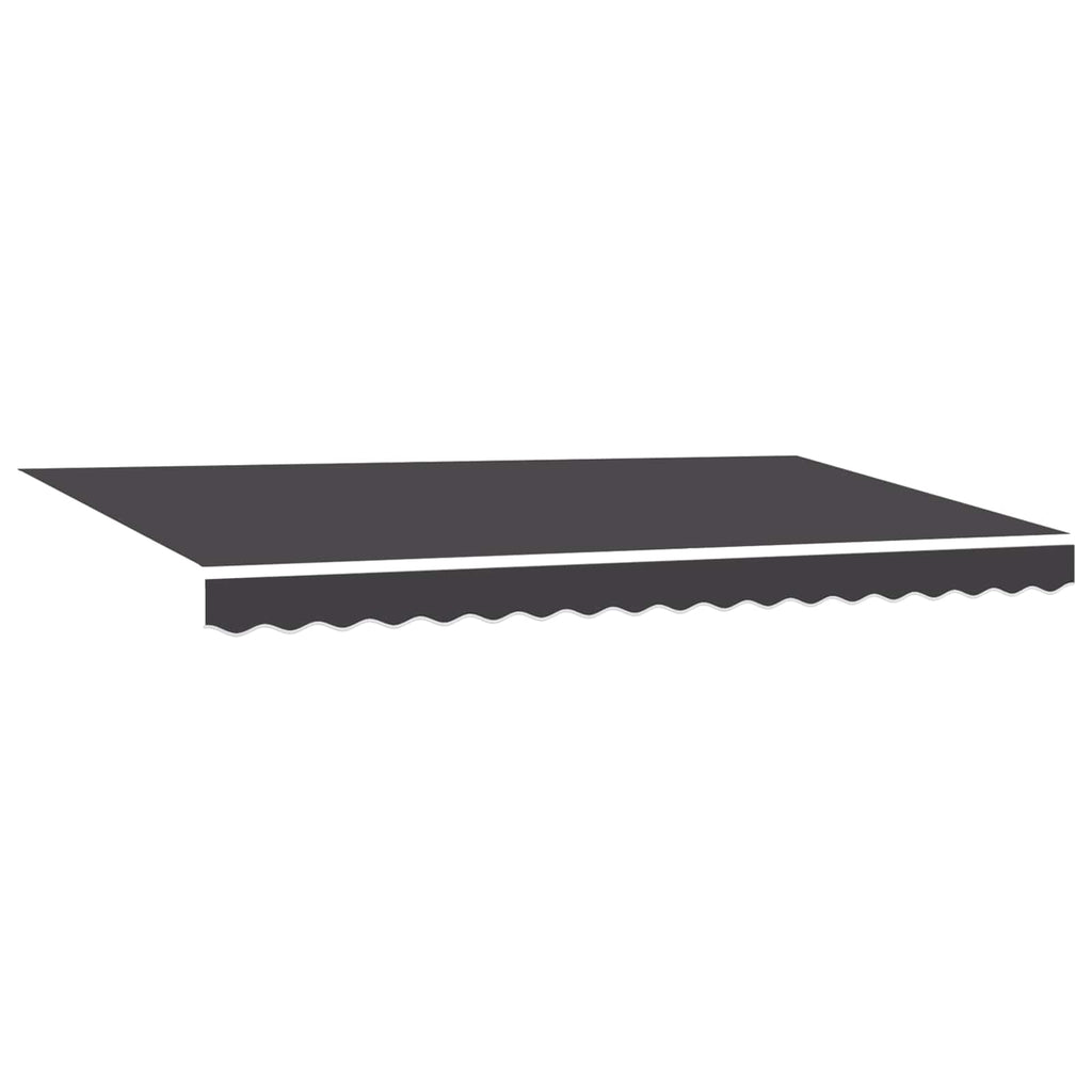 Vidaxl uitschuifbare luifel antraciet 400 x 200 cm