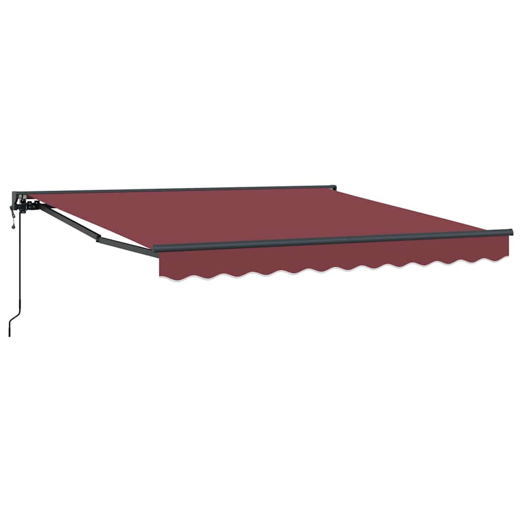 Vidaxl inklapbaar zonnescherm bordeauxrood 300 x 250 cm