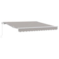 Vidaxl markies lichtgrijs 300 x 250 x 165 cm polyester