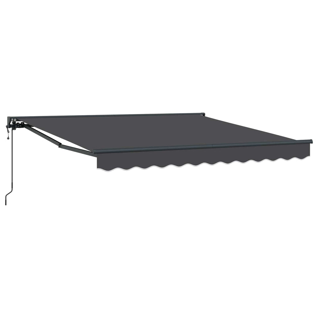 Vidaxl inklapbaar zonnescherm antraciet 350 x 250 cm