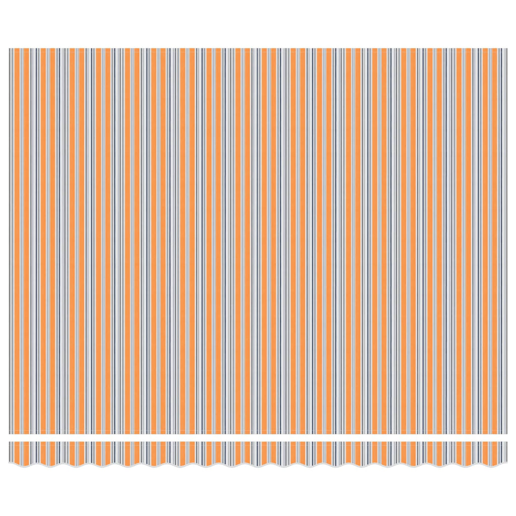 Vidaxl inklapbaar zonnescherm blauw en oranje 400 × 300 cm
