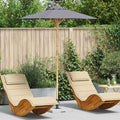 Vidaxl tuinparasol donkergrijs ø 270 x 260 cm bamboe