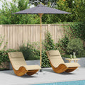 Vidaxl tuinparasol donkergrijs ø 270 x 260 cm bamboe