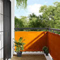 Vidaxl balkonscherm oranje 90x700 cm 100% polyester oxford