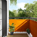 Vidaxl balkonscherm oranje 90x1000 cm 100% polyester oxford