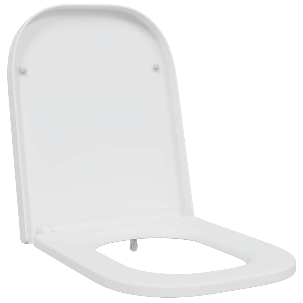 Vidaxl toiletzitting wit 47,5 x 35 x 3,6 cm duroplast