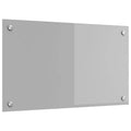 Vidaxl keuken spatscherm lichtgrijs 70 x 40 cm gehard glas