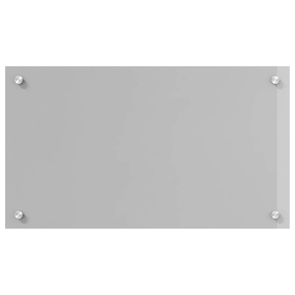 Vidaxl keuken spatscherm lichtgrijs 70 x 40 cm gehard glas