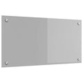 Vidaxl keuken spatscherm lichtgrijs 80 x 40 cm gehard glas