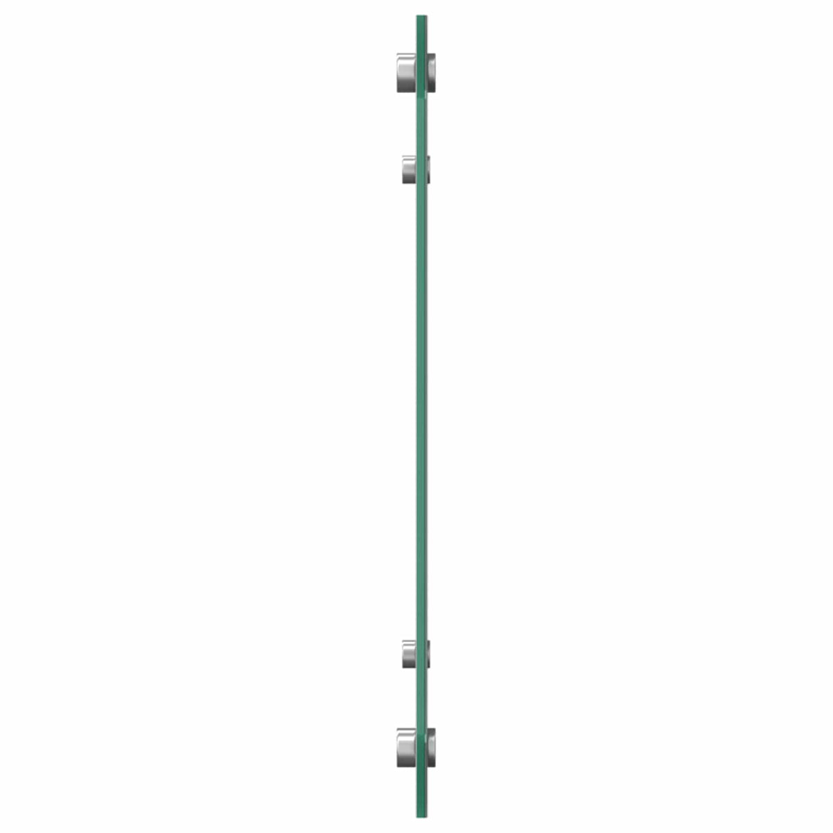Vidaxl keukenachterwand lichtgrijs 90 x 40 cm gehard glas