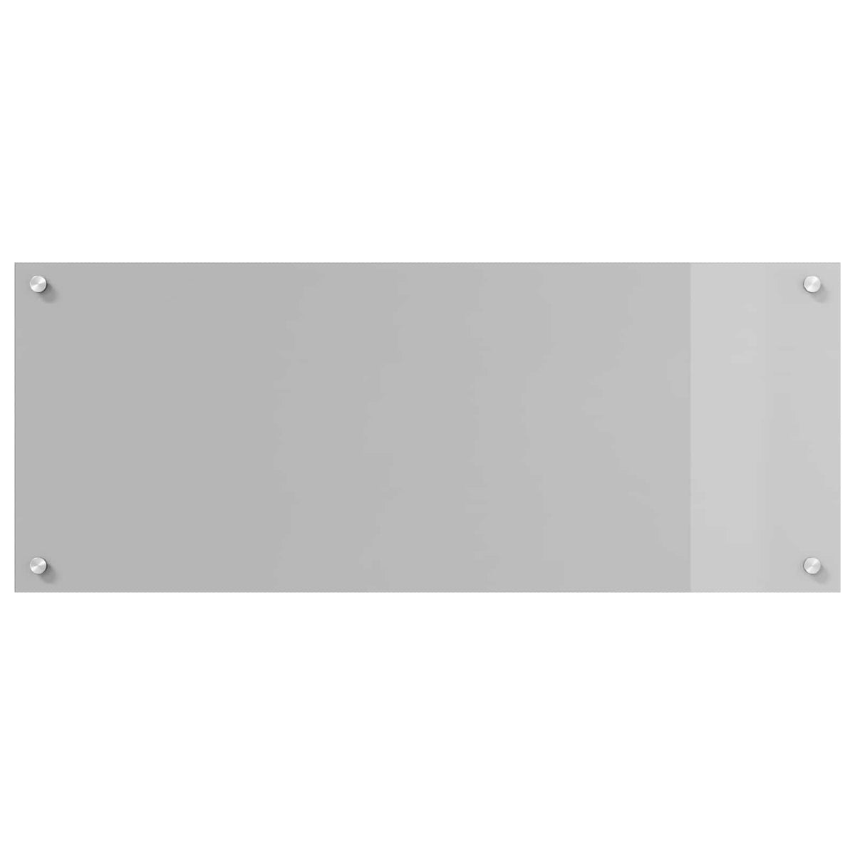 Vidaxl keukenachterwand lichtgrijs 100 x 40 cm gehard glas