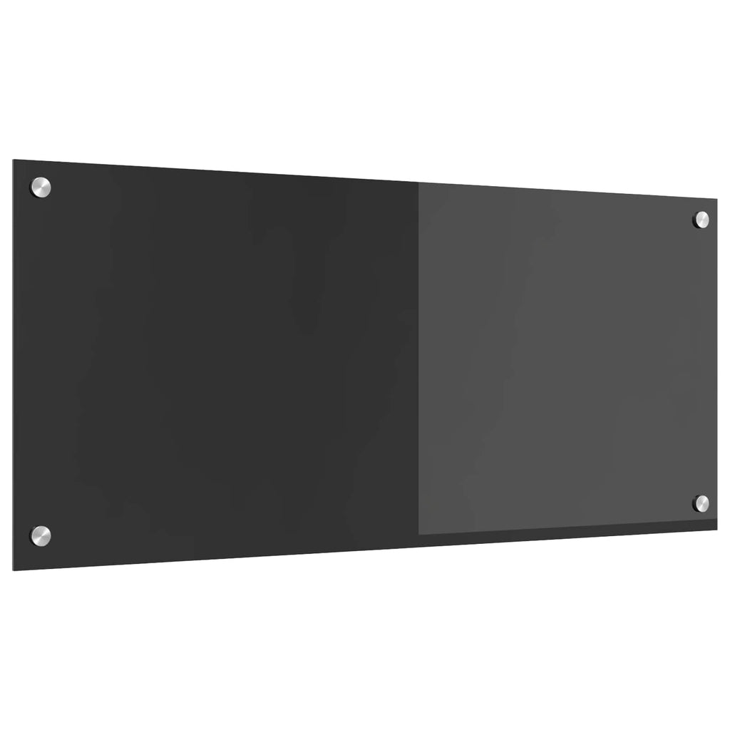Vidaxl keuken spatscherm donkergrijs 90 x 40 cm gehard glas